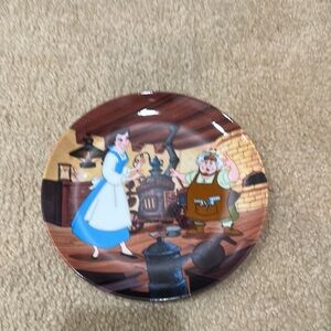 Beauty and the Beast Decorative Plate. NWOT
“Papa’s Workshop”
